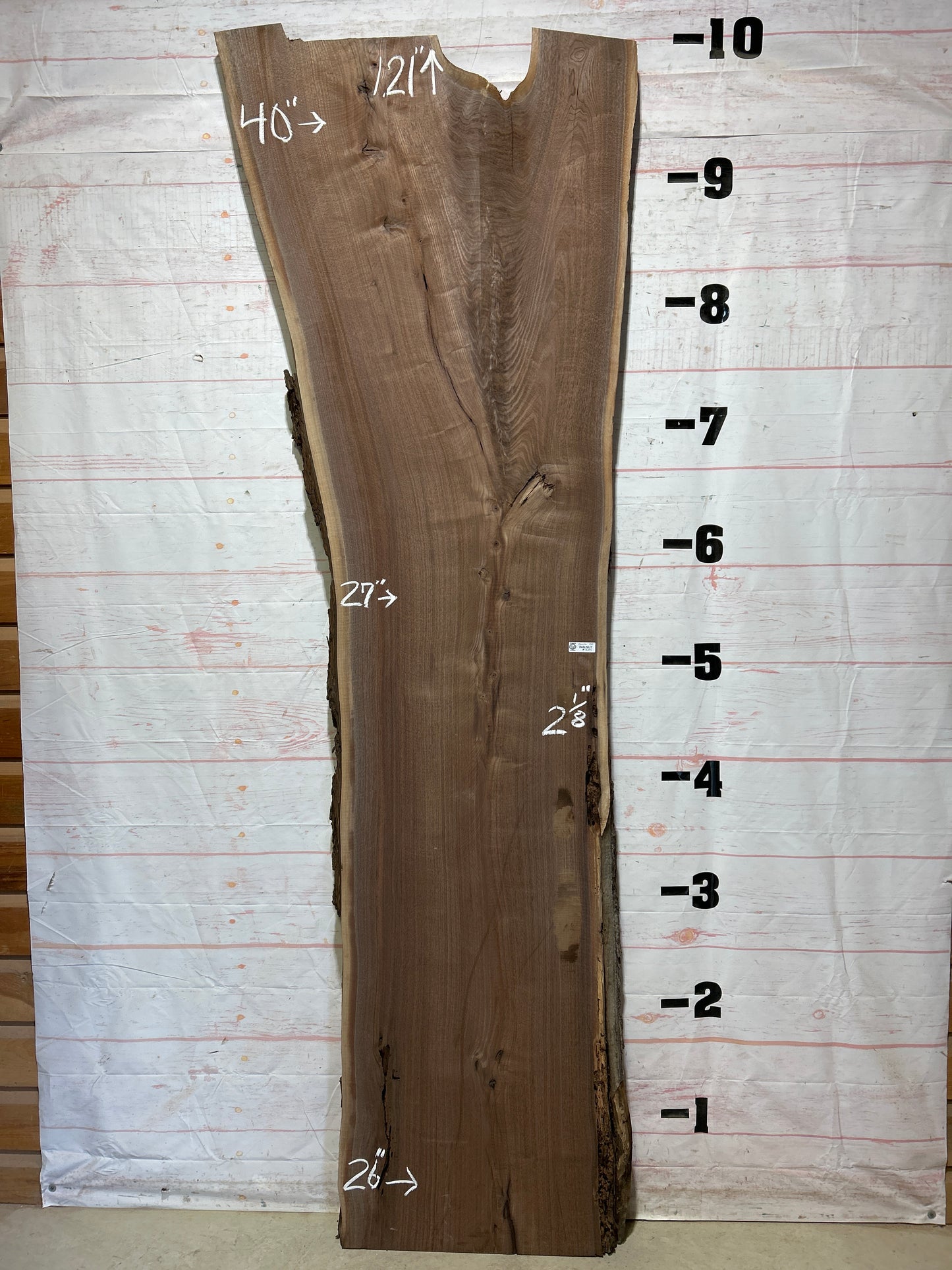 Live Edge Walnut Sku#26626K-55