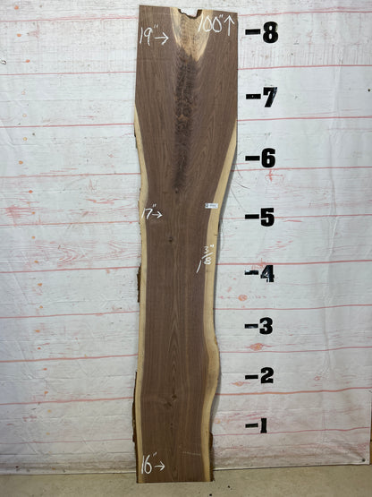 Live Edge Walnut Sku#25685M-19