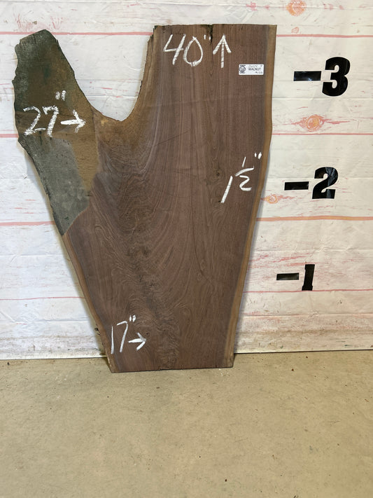 Live Edge Walnut Sku#26024M-9