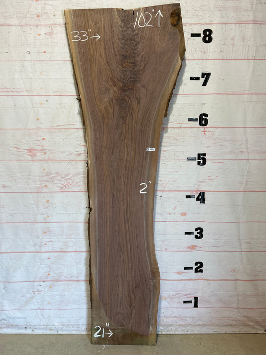 Live Edge Walnut Sku#25983K-38