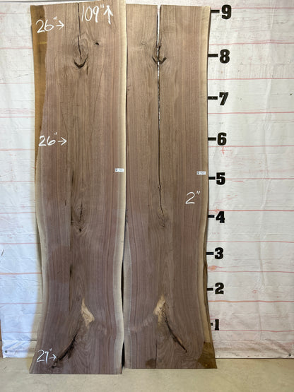 Live Edge Walnut Set Sku#27094K-82