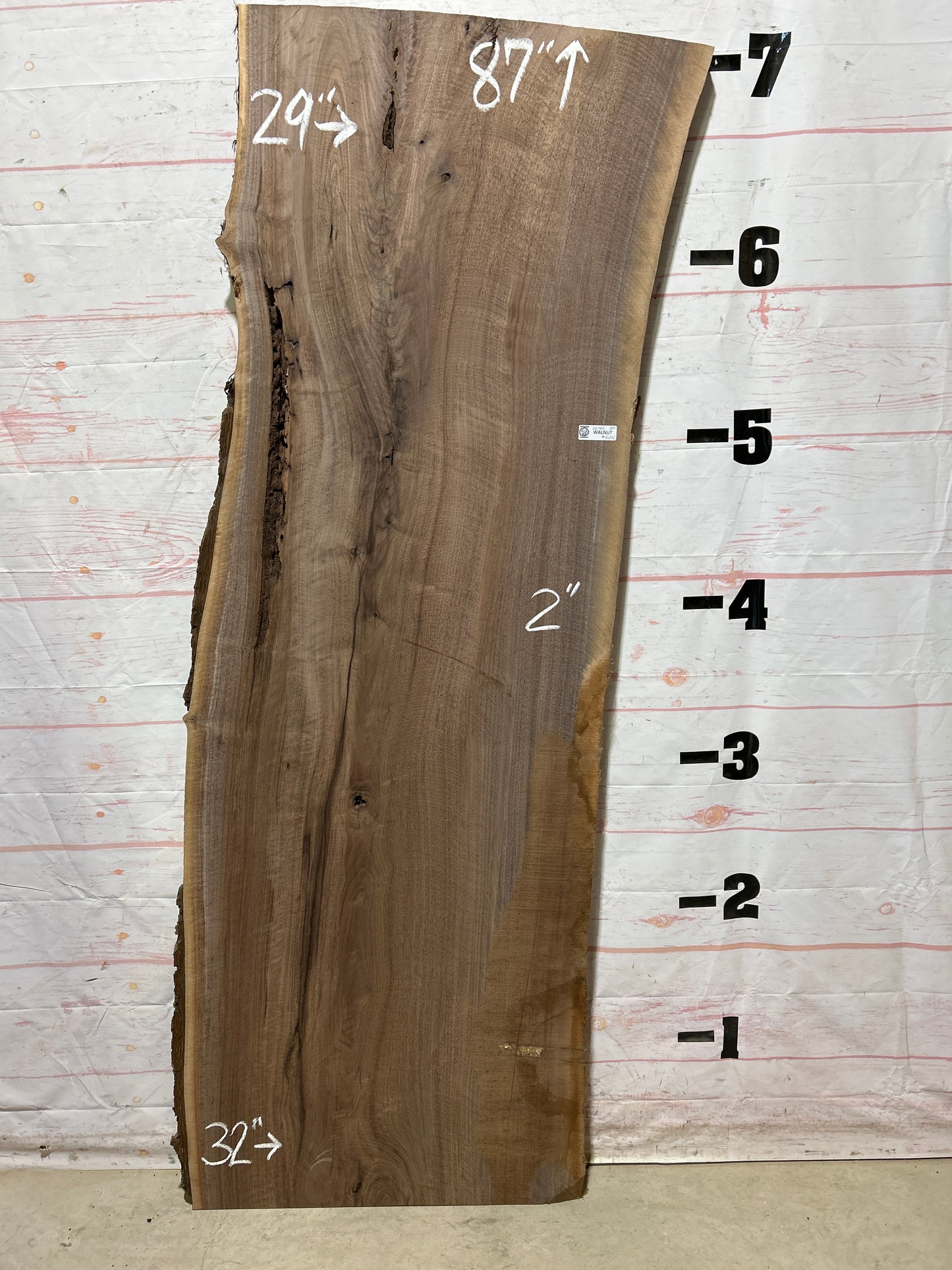 Live Edge Walnut Sku#26742J-37
