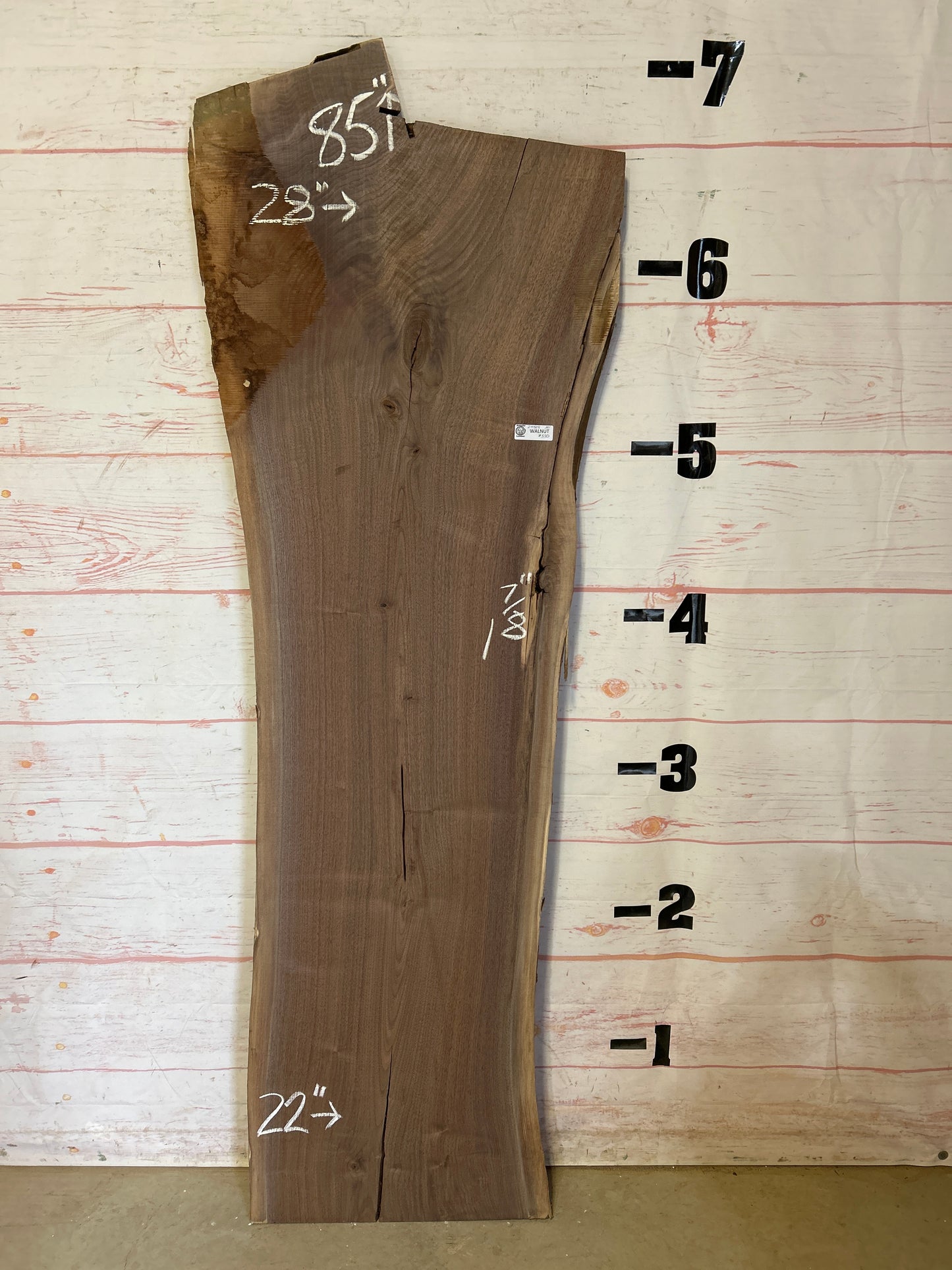 Live Edge Walnut Sku#24508F-30