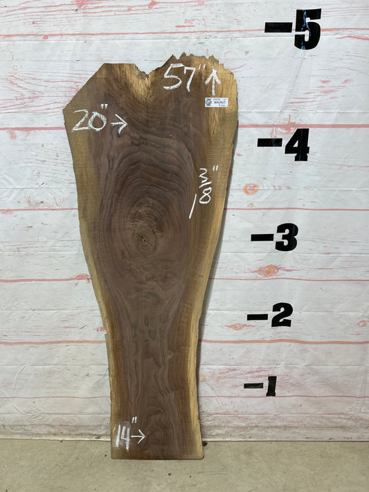 Live Edge Walnut Sku#25598M-10