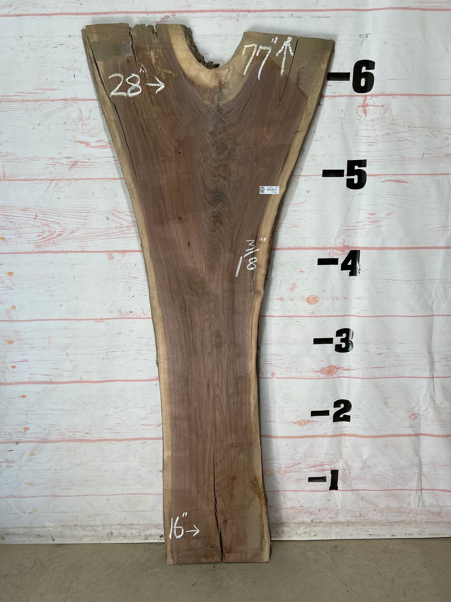 Live Edge Walnut Sku#26836M-18