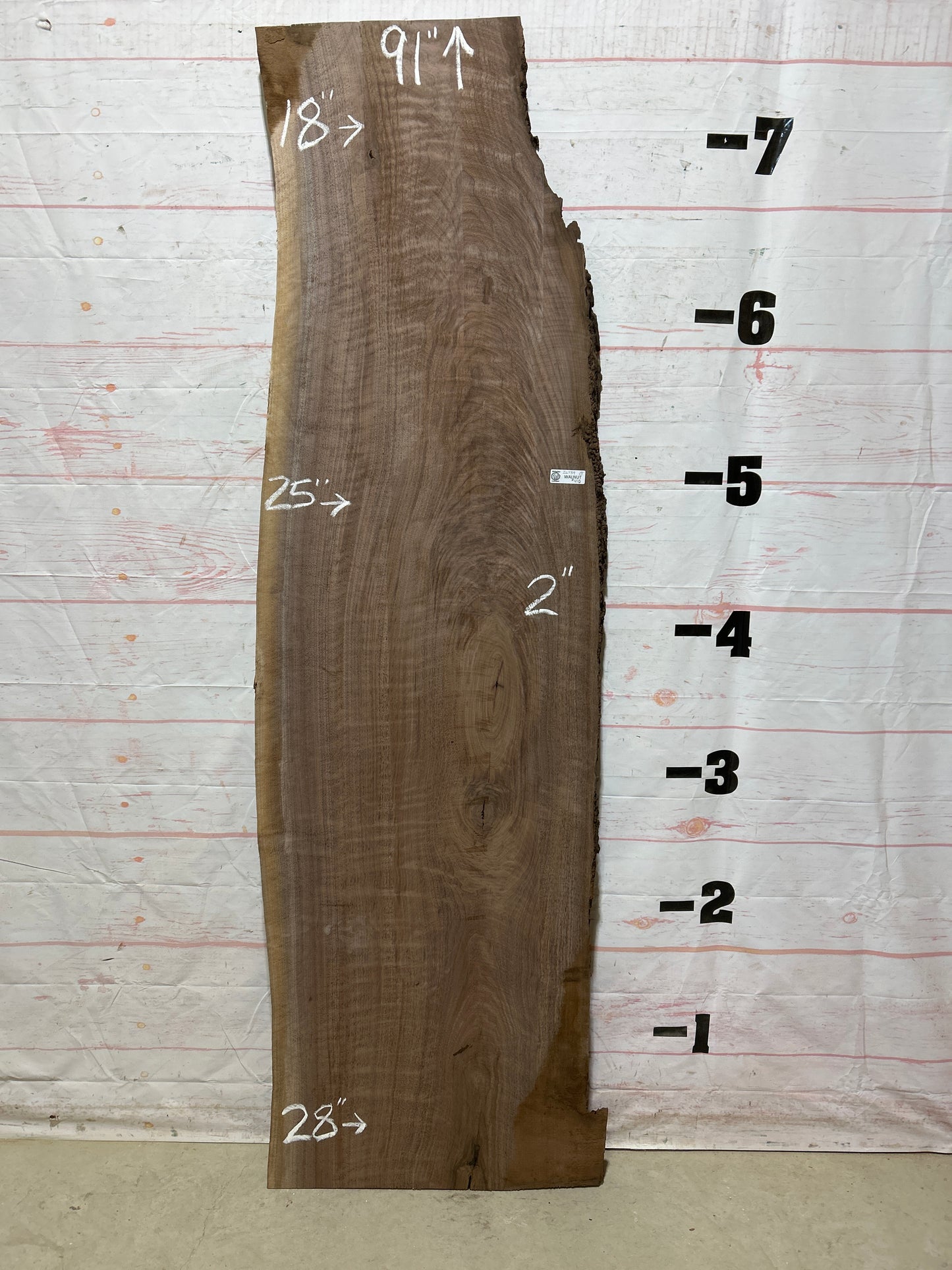Live Edge Walnut Sku#26739J-29