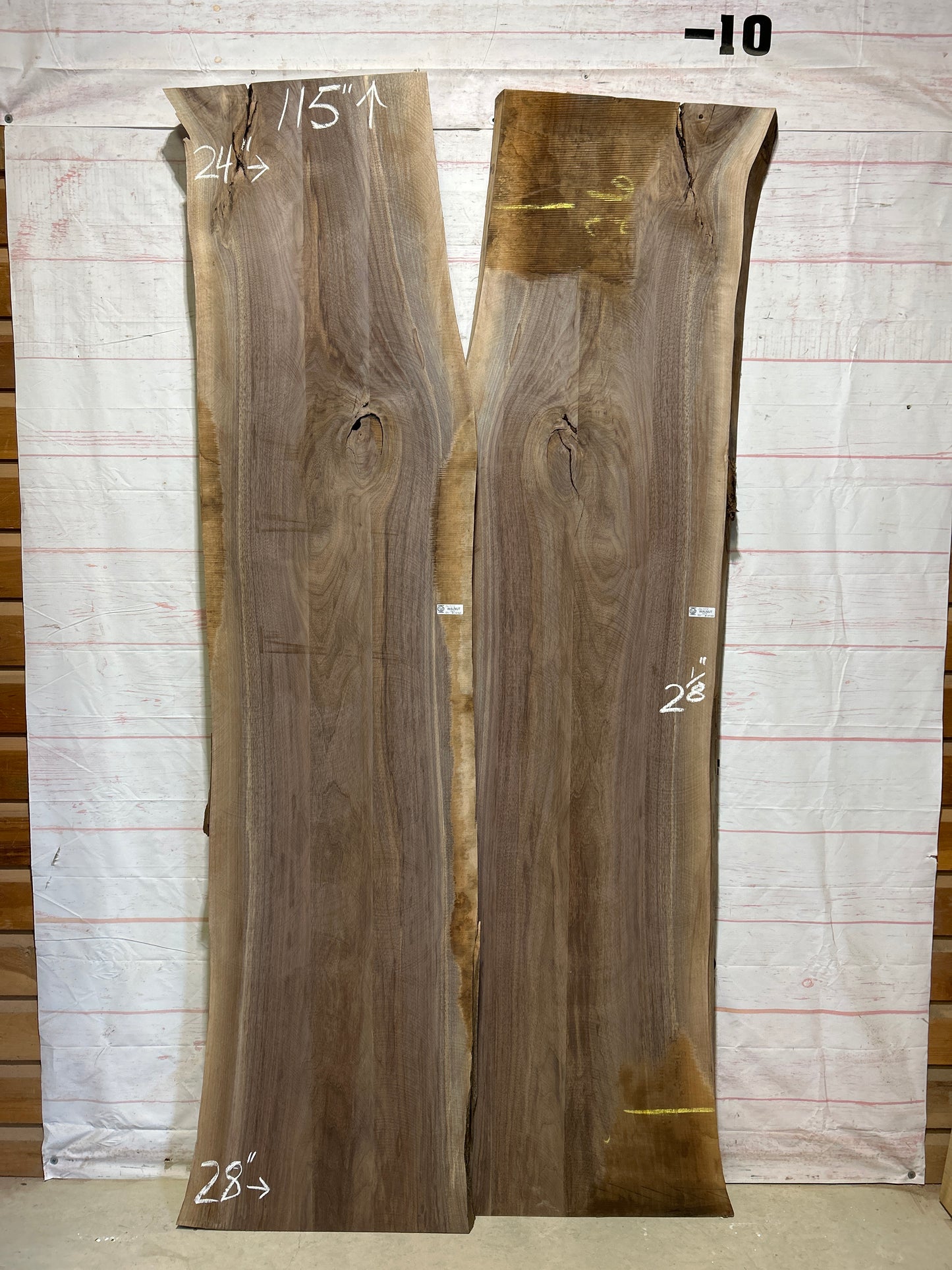 Live Edge Walnut Set Sku#26724K-84