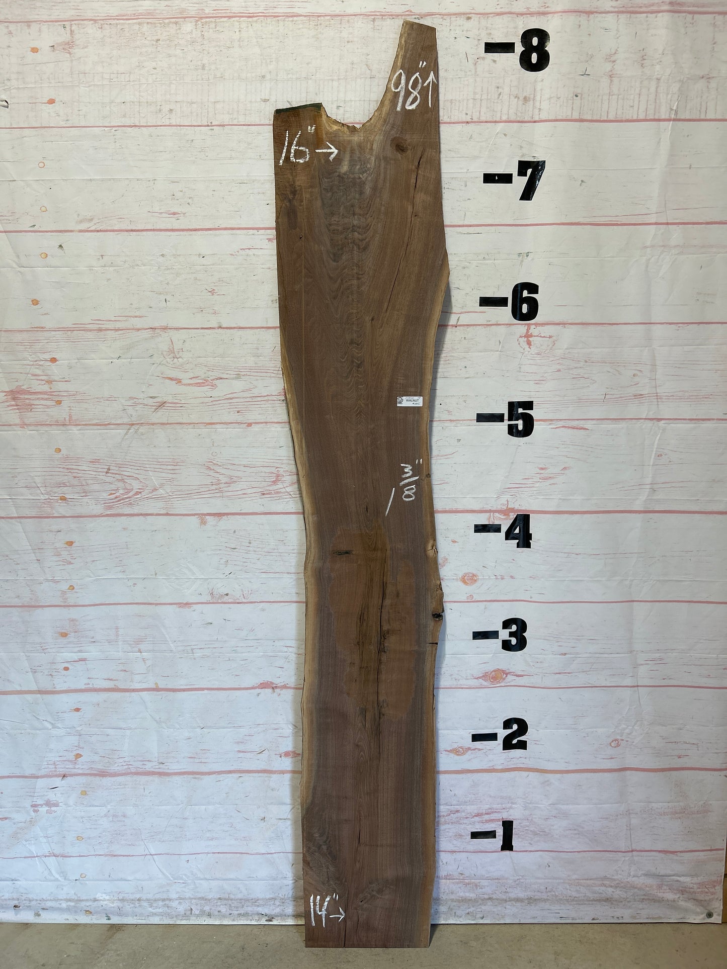 Live Edge Walnut Sku#25850M-15