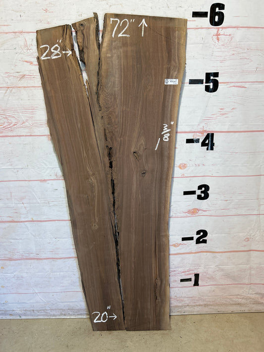 Live Edge Walnut Sku#25631M-18