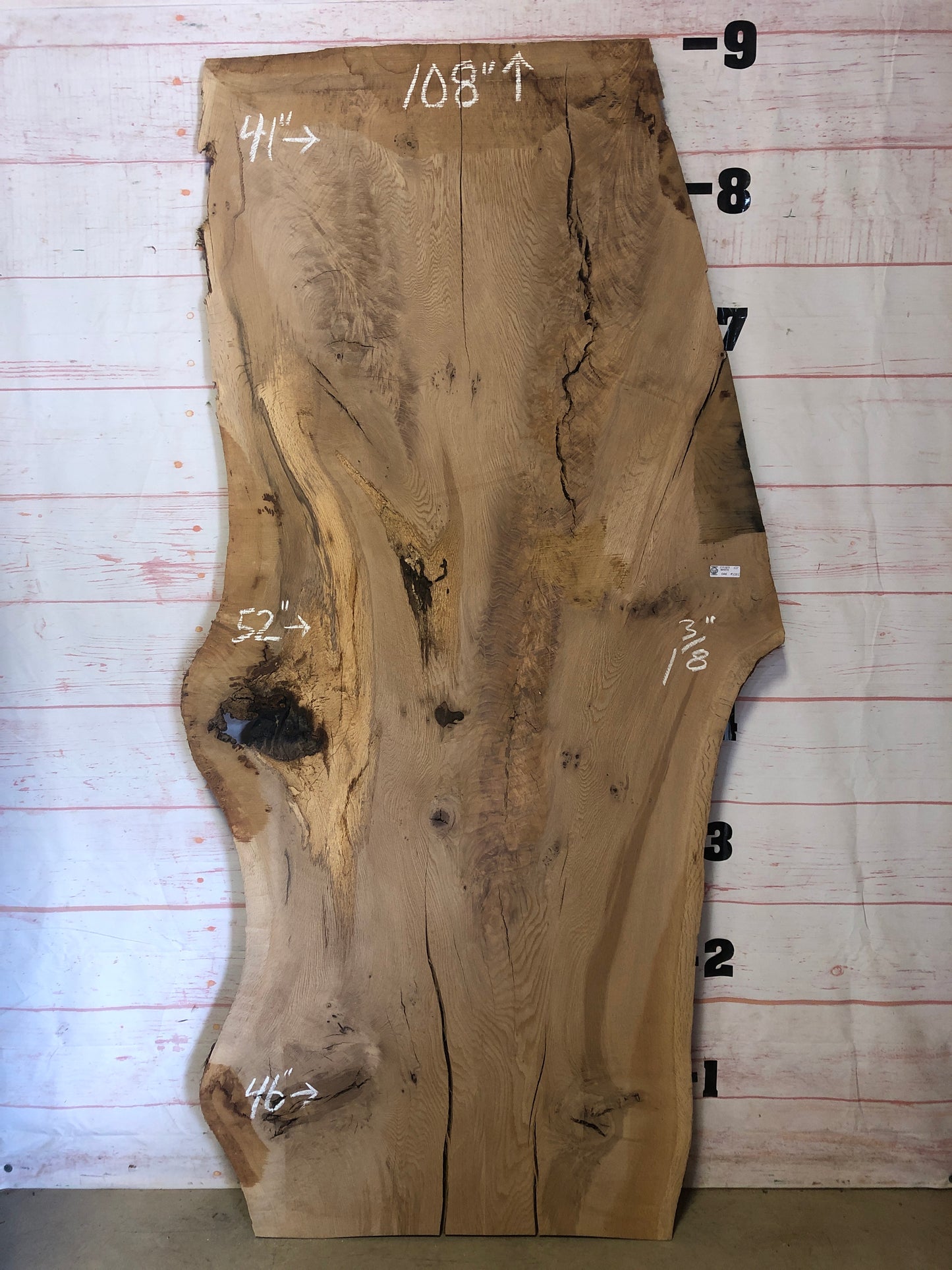 Live Edge White Oak Sku#23389-53