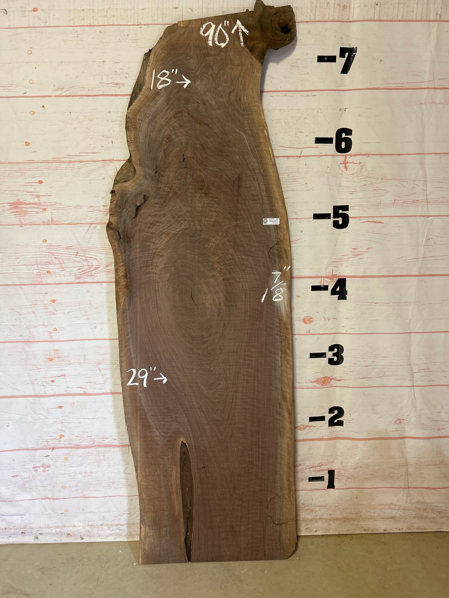 Live Edge Walnut Sku#24481J-30