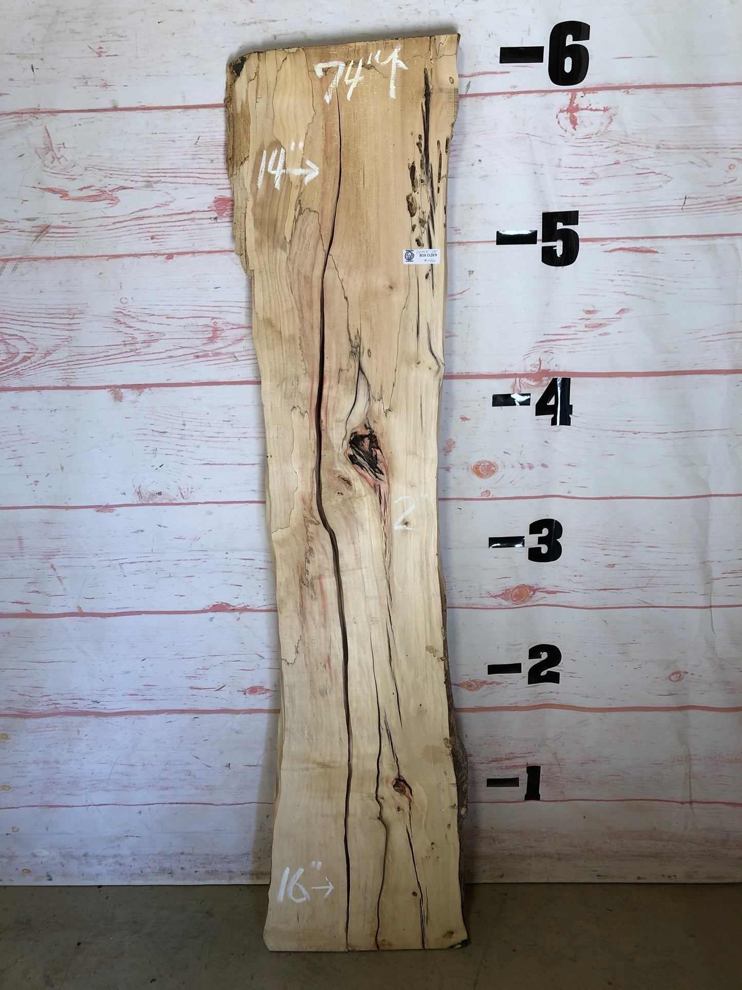 Live Edge Box Elder Sku# 22295D-15