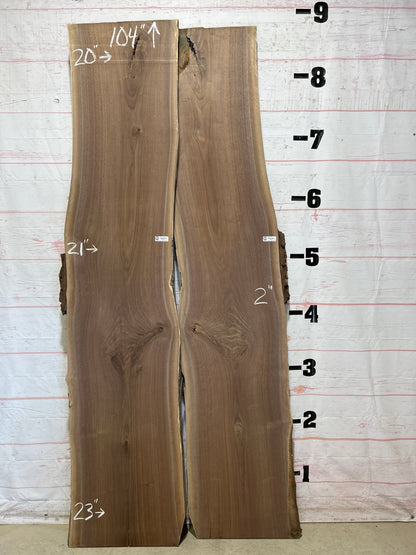 Live Edge Walnut Set Sku#26173K-64