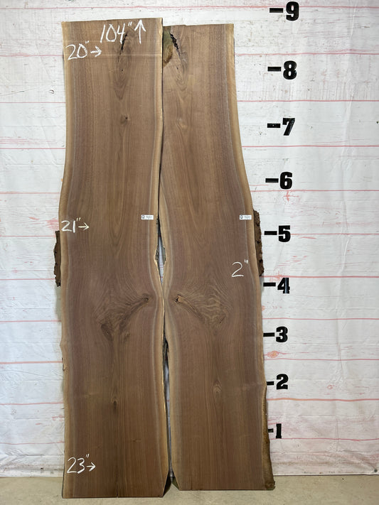 Live Edge Walnut Set Sku#26173K-64