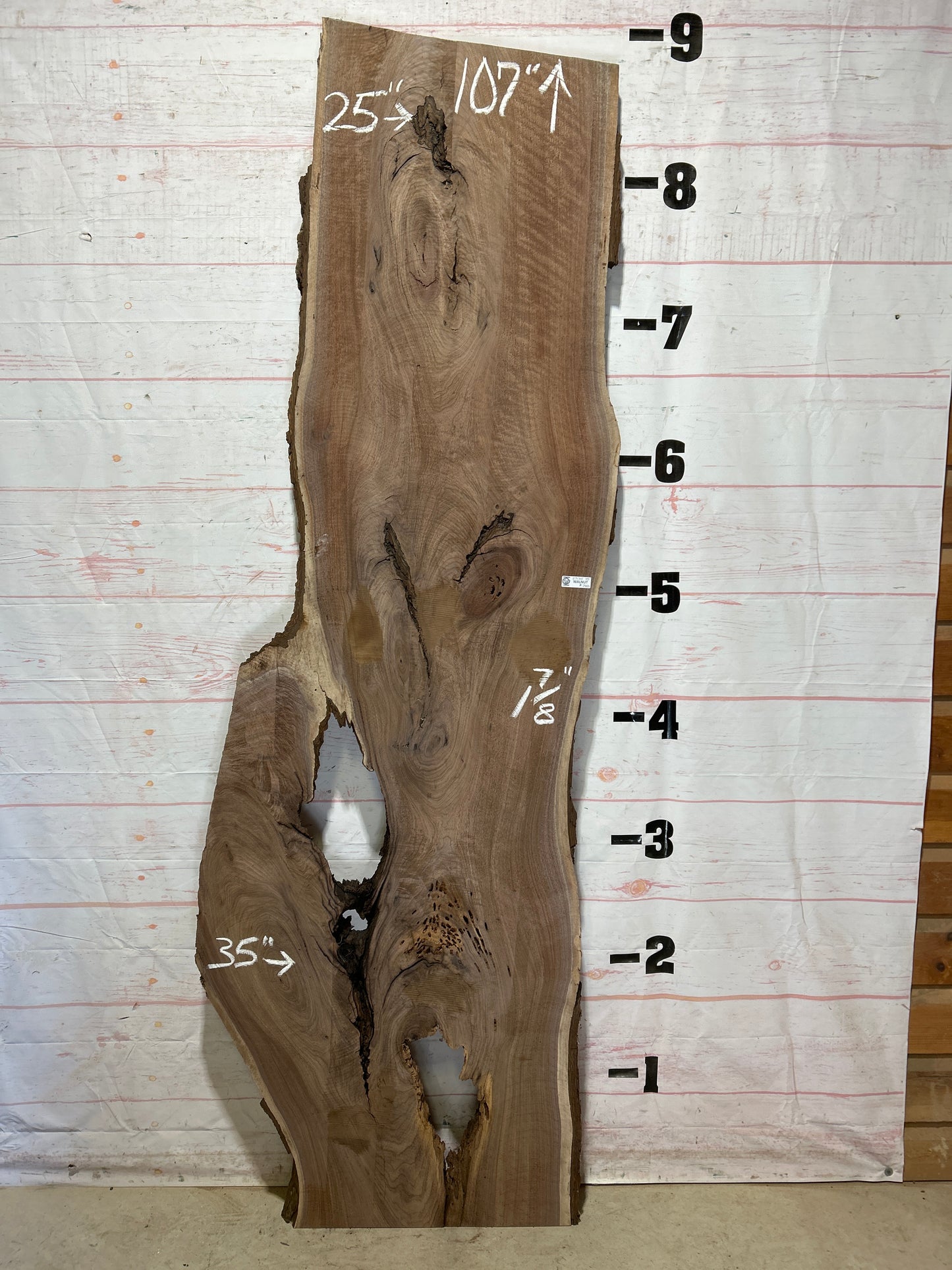 Live Edge Walnut Sku#27135-45