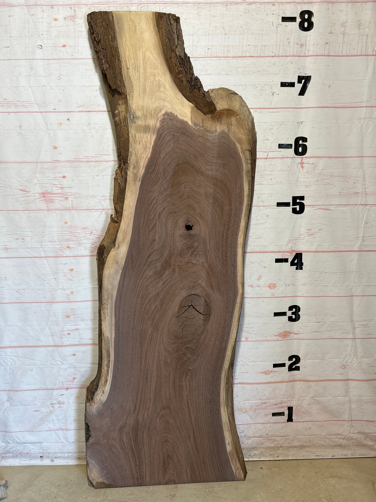Live Edge Walnut Sku#26067K-48