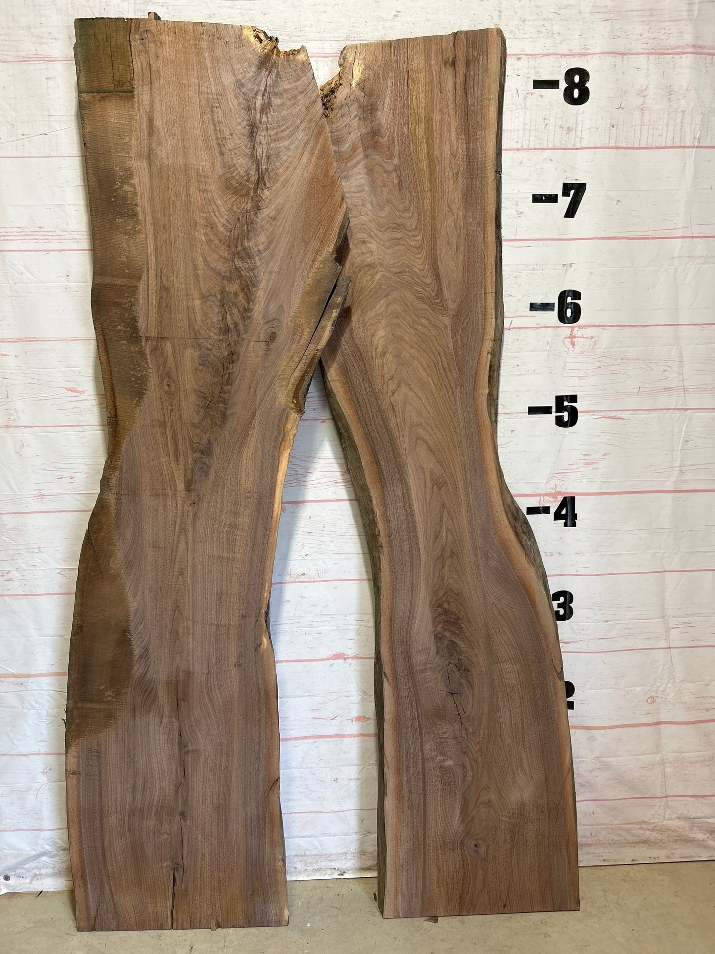 Live Edge Walnut Set Sku#25964K-68