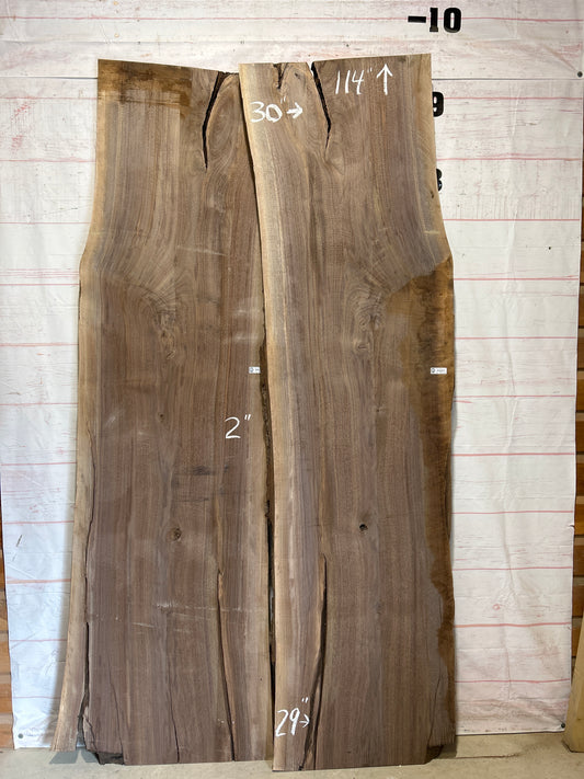 Live Edge Walnut Set Sku#26722K-96