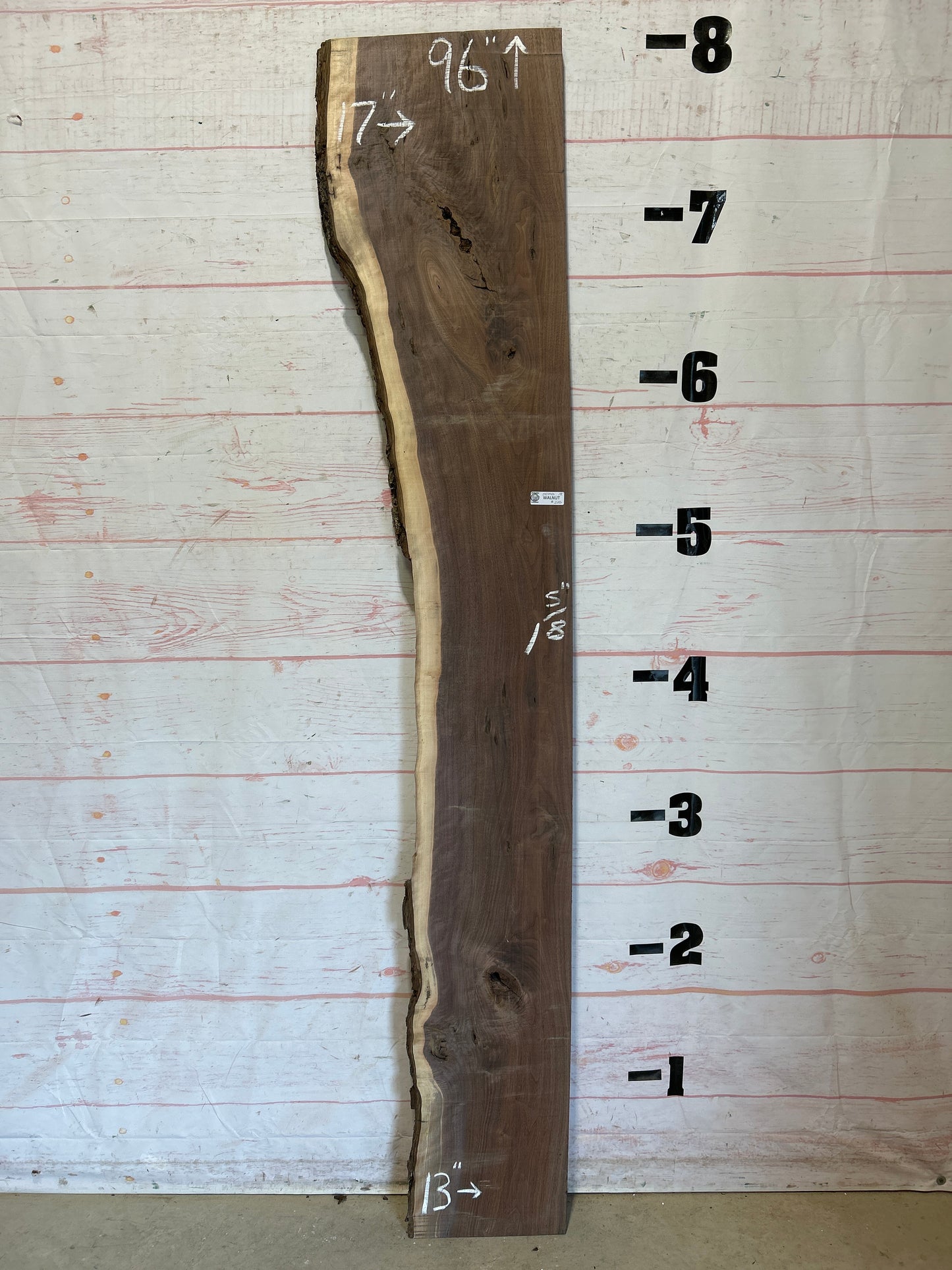 Live Edge Walnut Sku#25990A-18
