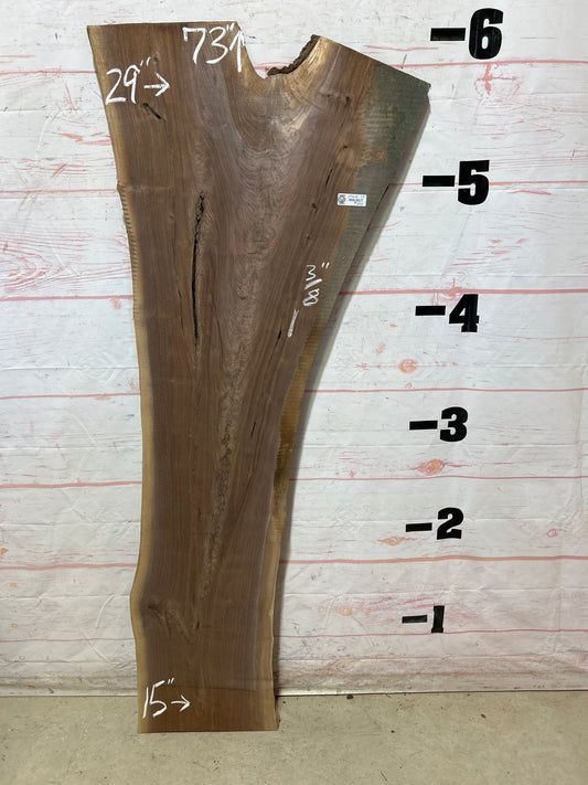Live Edge Walnut Sku#25616G-17