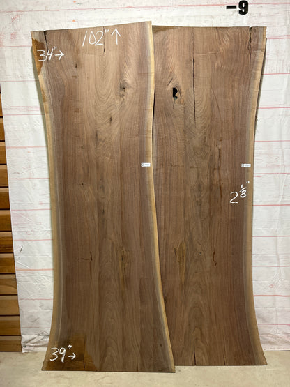 Live Edge Walnut Set Sku#26726K-104