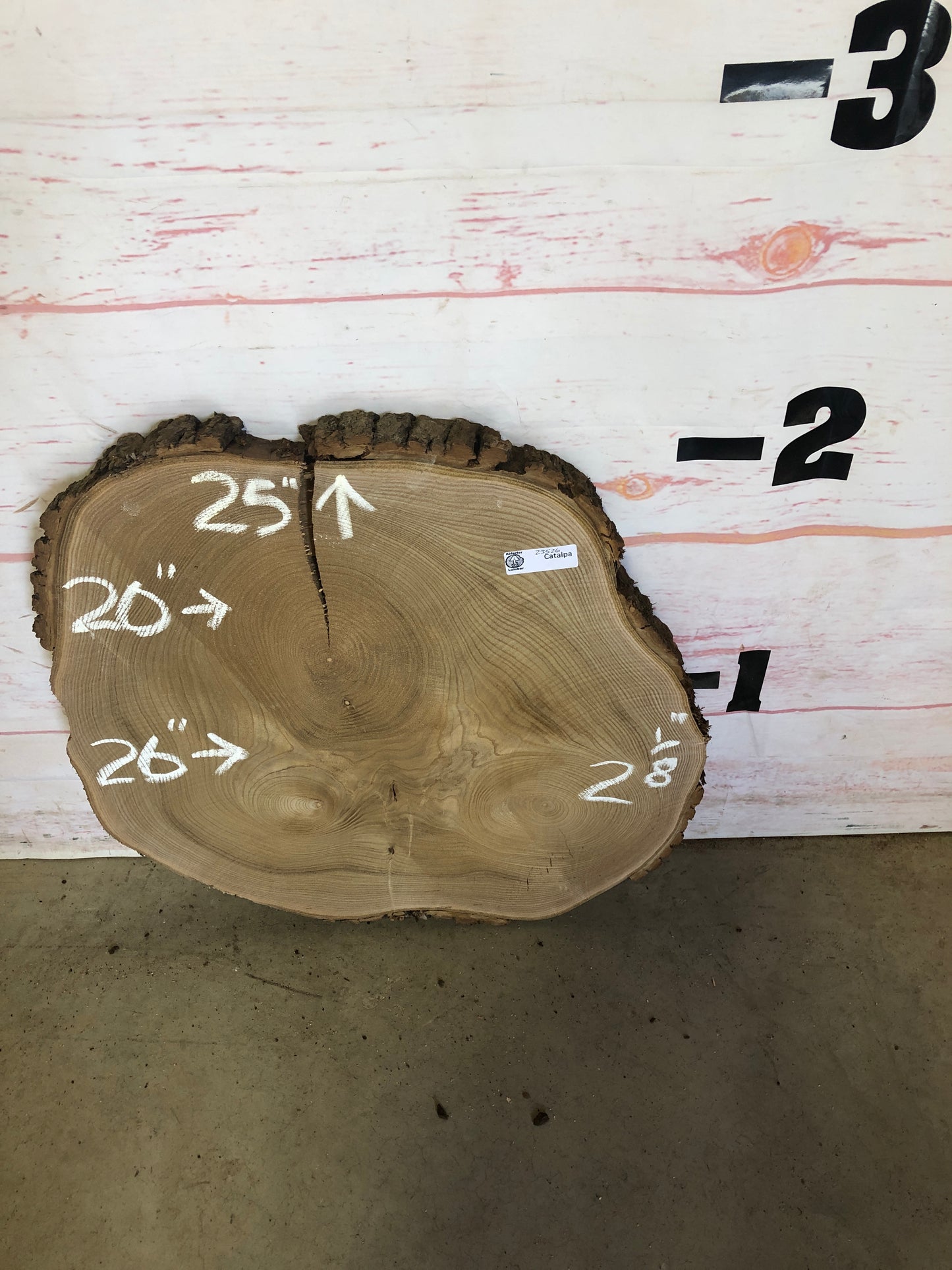 Live Edge Catalpa Cookie Sku#23526M