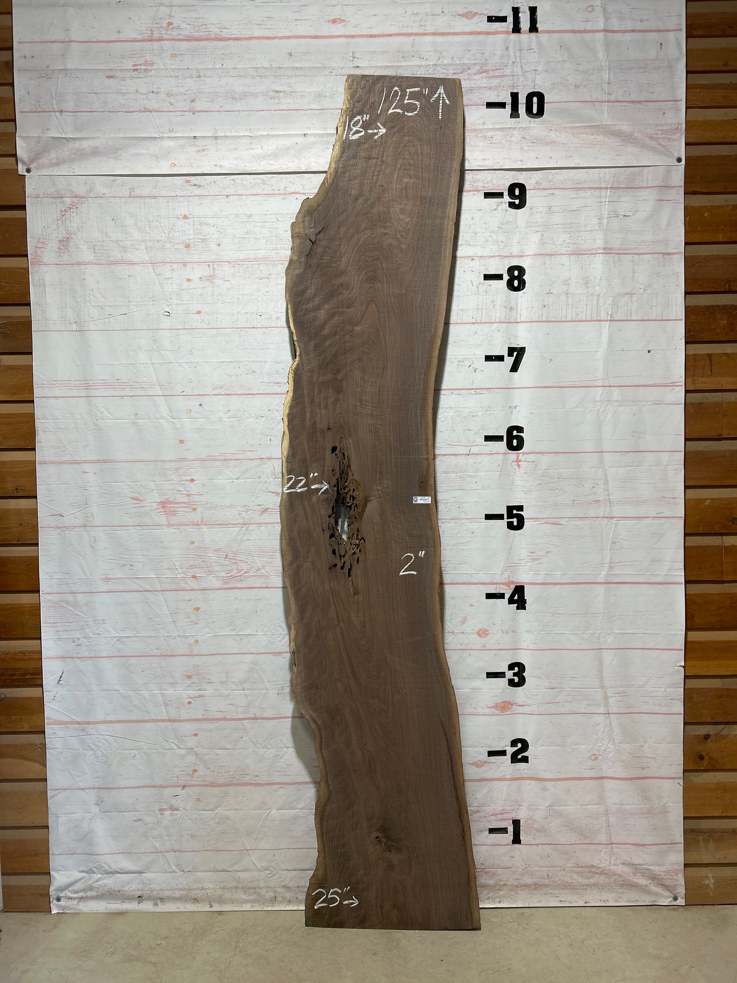 Live Edge Walnut Sku#26899K-38