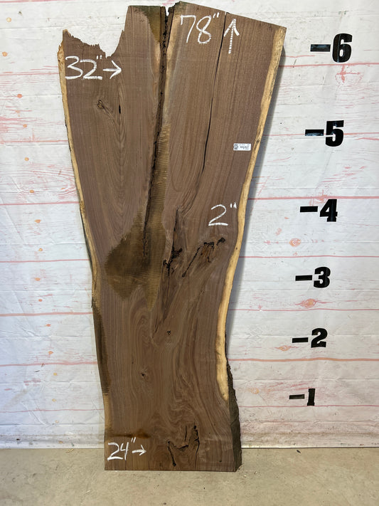 Live Edge Walnut Sku#26344F-30