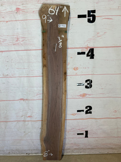 Live Edge Walnut Sku#26453M-6
