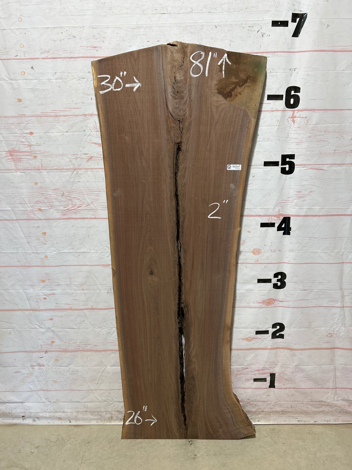 Live Edge Walnut Sku#26910N-29