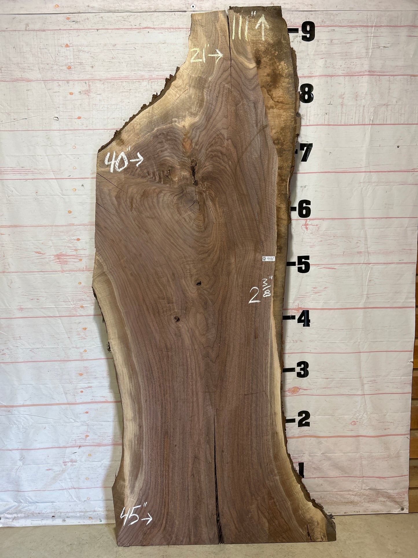 Live Edge Walnut Sku#26234S-64