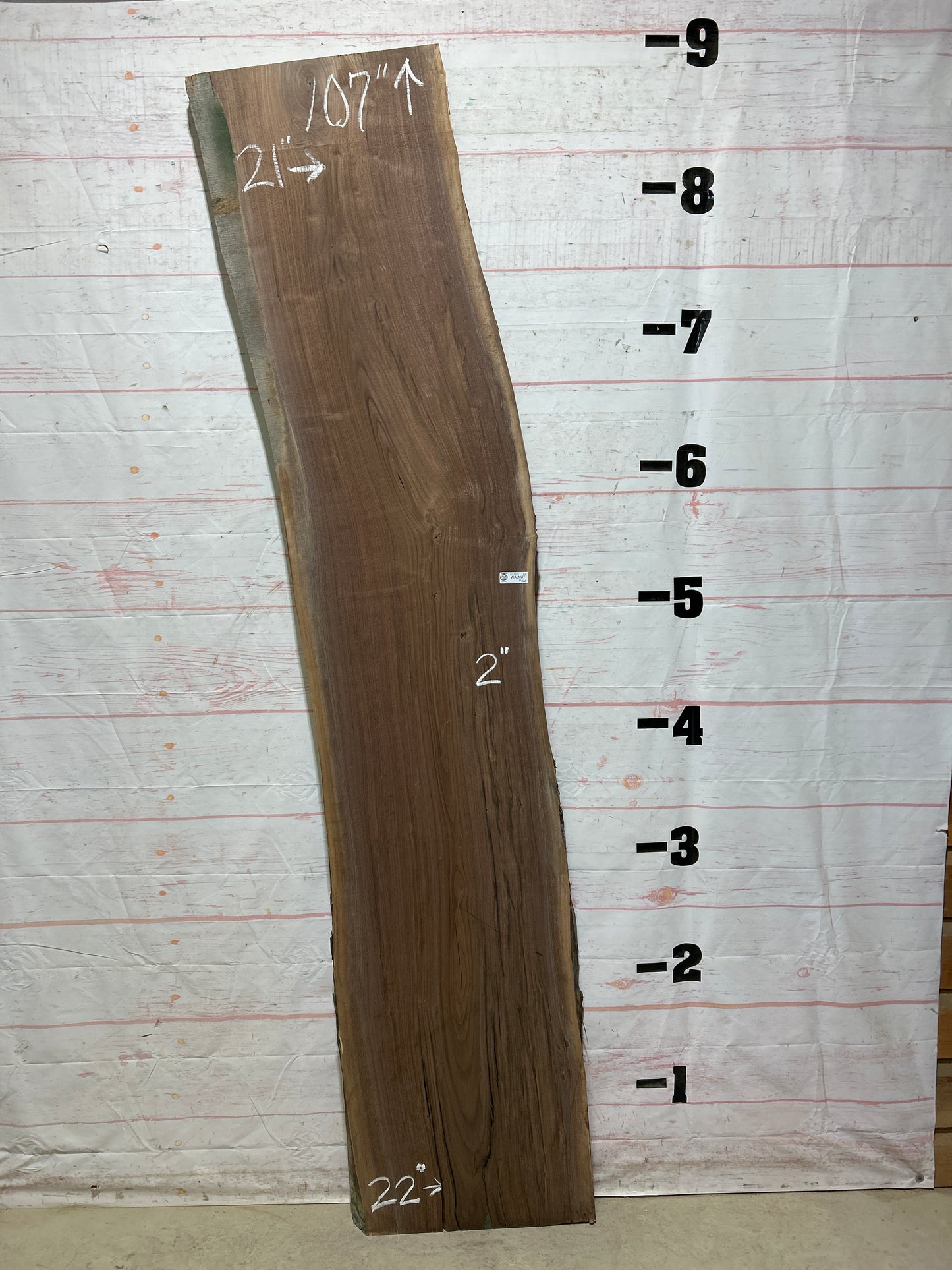Live Edge Walnut Sku#26759K-33