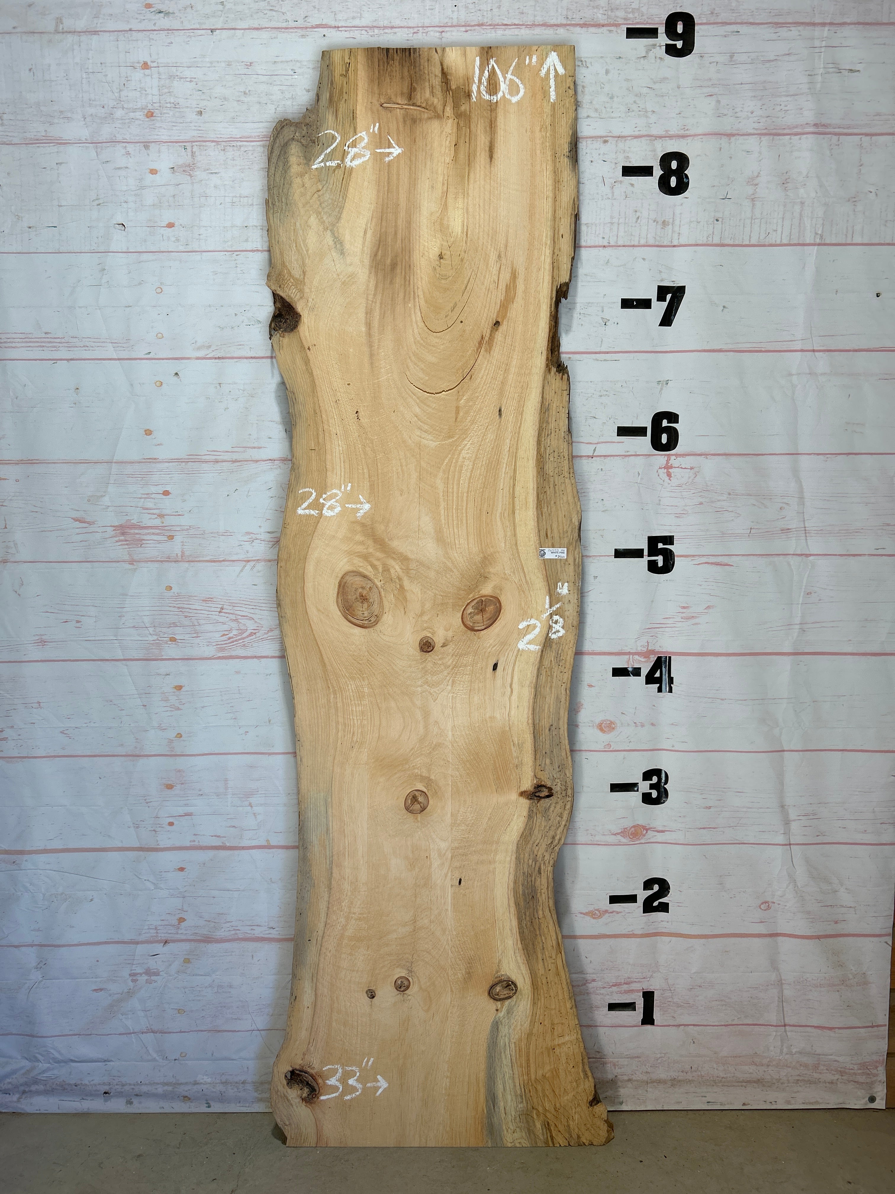 Live Edge Pine Slabs, Pine Wood Slabs With Live Edge, Kiln Dried ...