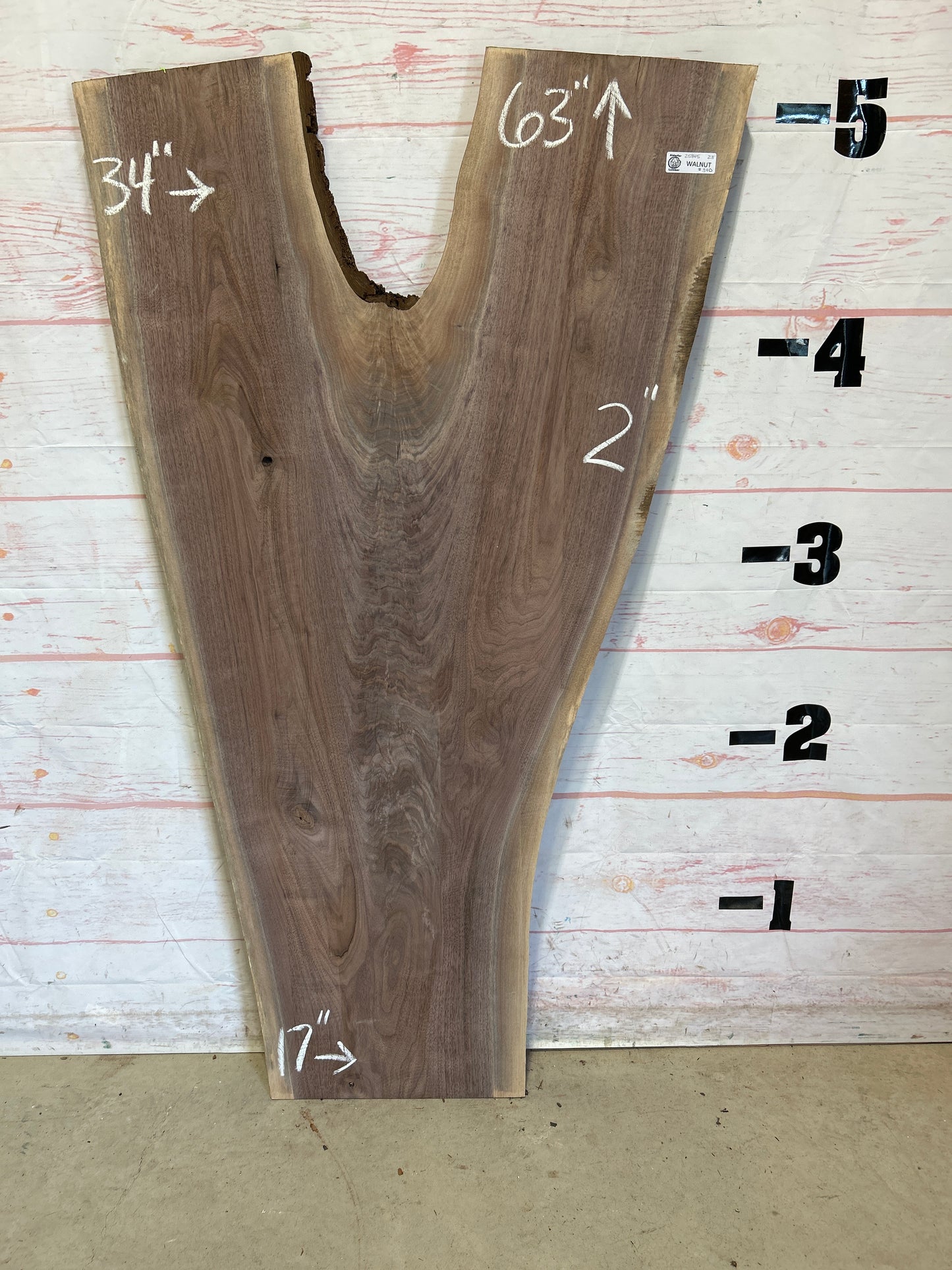 Live Edge Walnut Sku#25845A-23