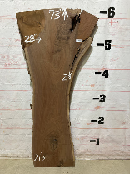 Live Edge Walnut Sku#27185A-25