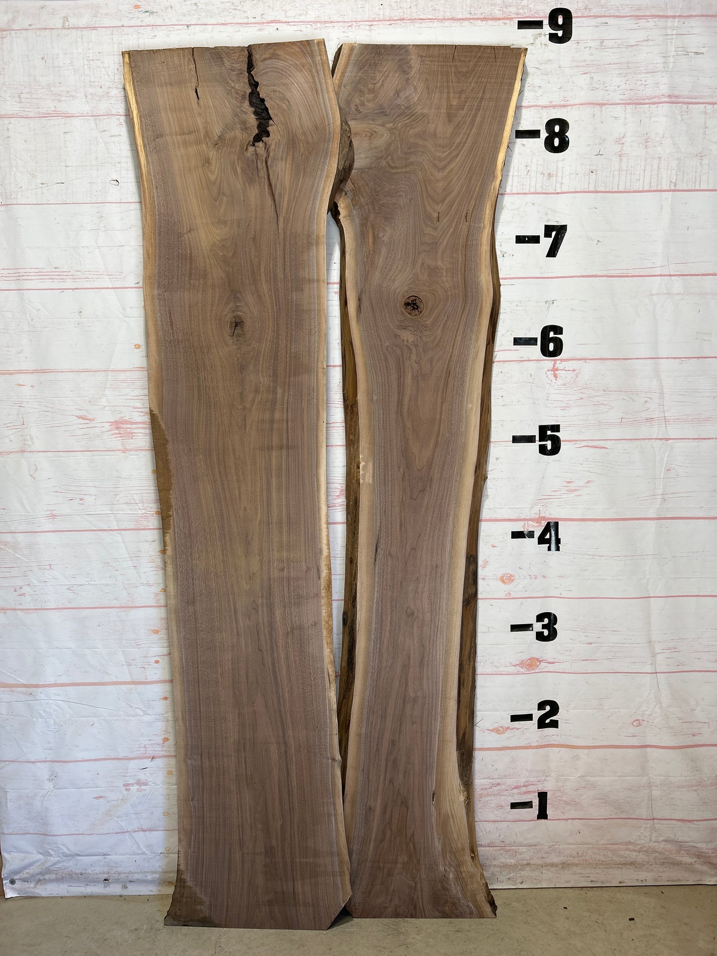 Live Edge Walnut Set Sku#26184K-58
