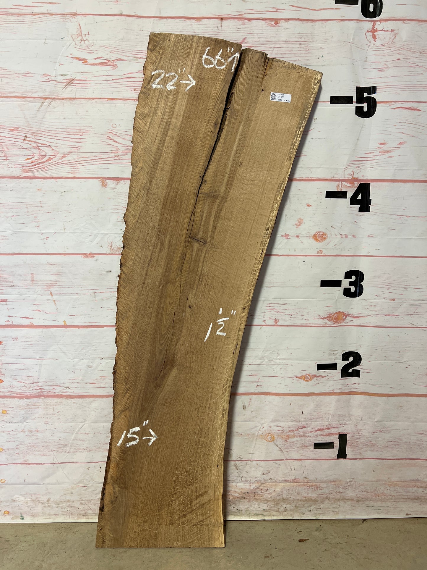 Live Edge White Oak Sku# 20748-13