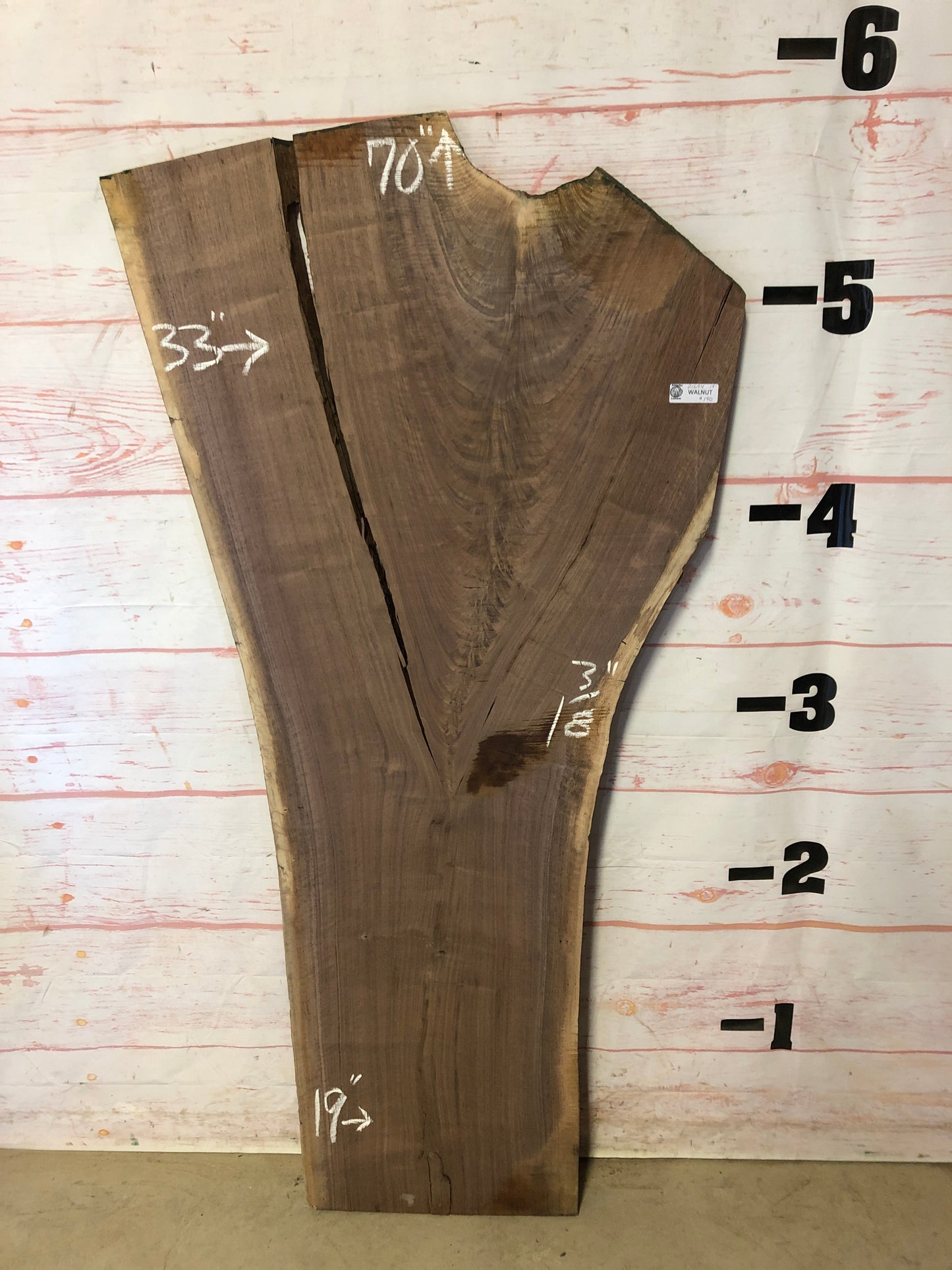 Live Edge Walnut Sku# 21694A-19