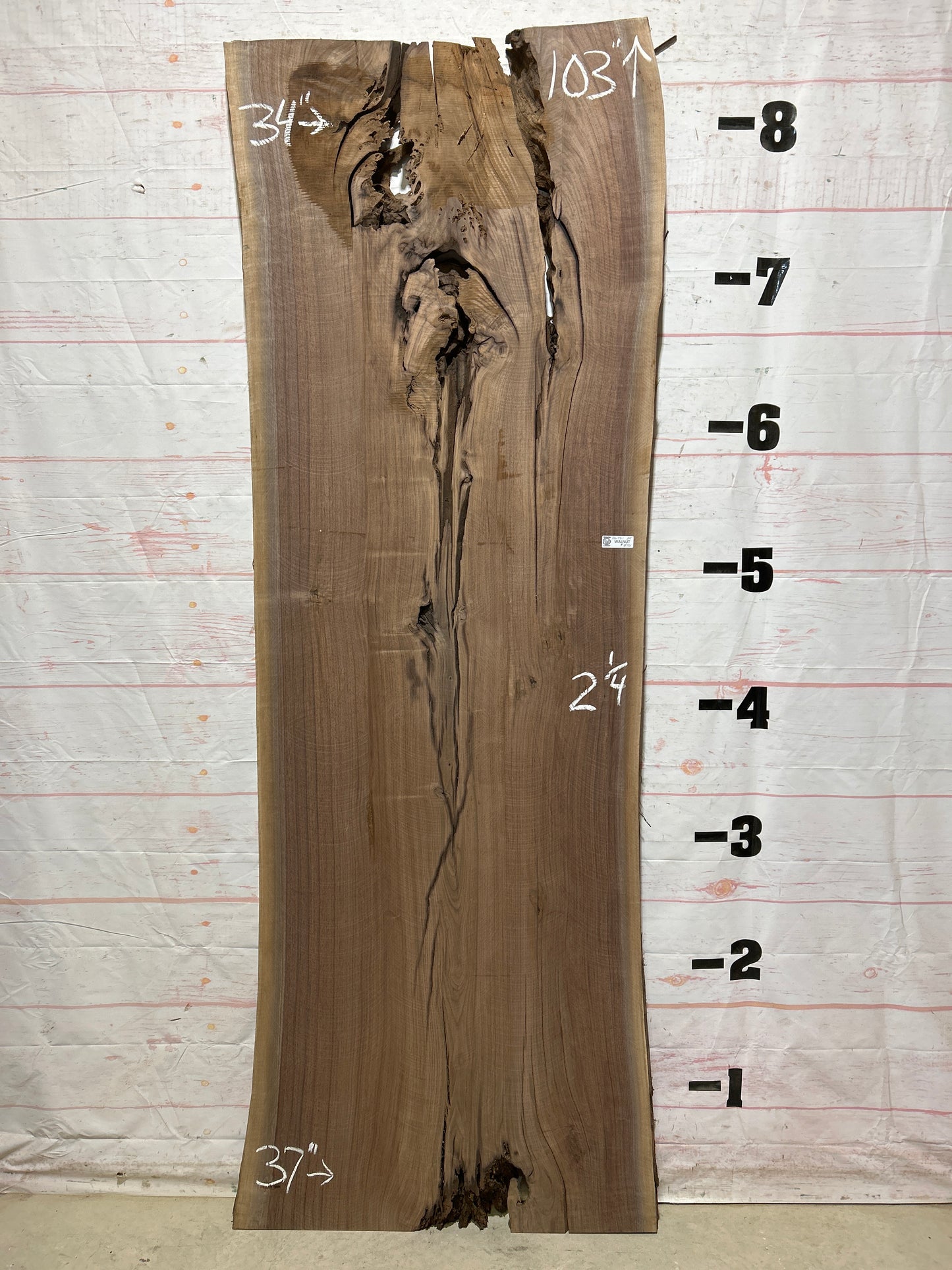 Live Edge Walnut Sku#26731K-58