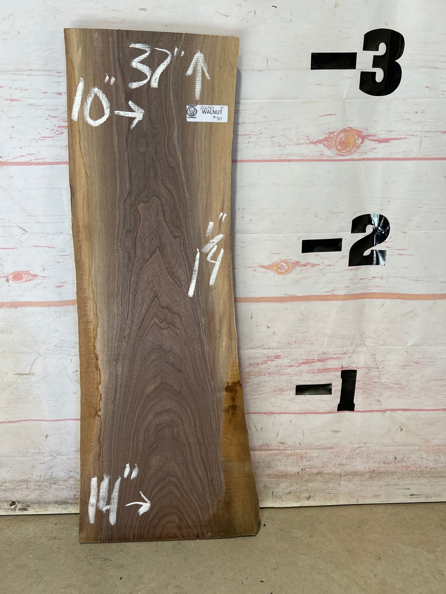 Live Edge Walnut Sku#26680M-4