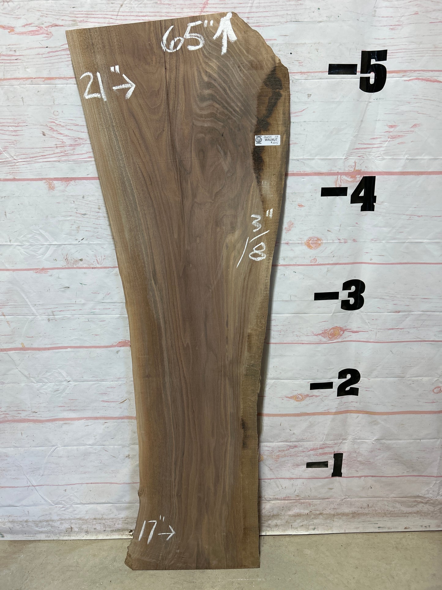 Live Edge Walnut Sku#26655M-13