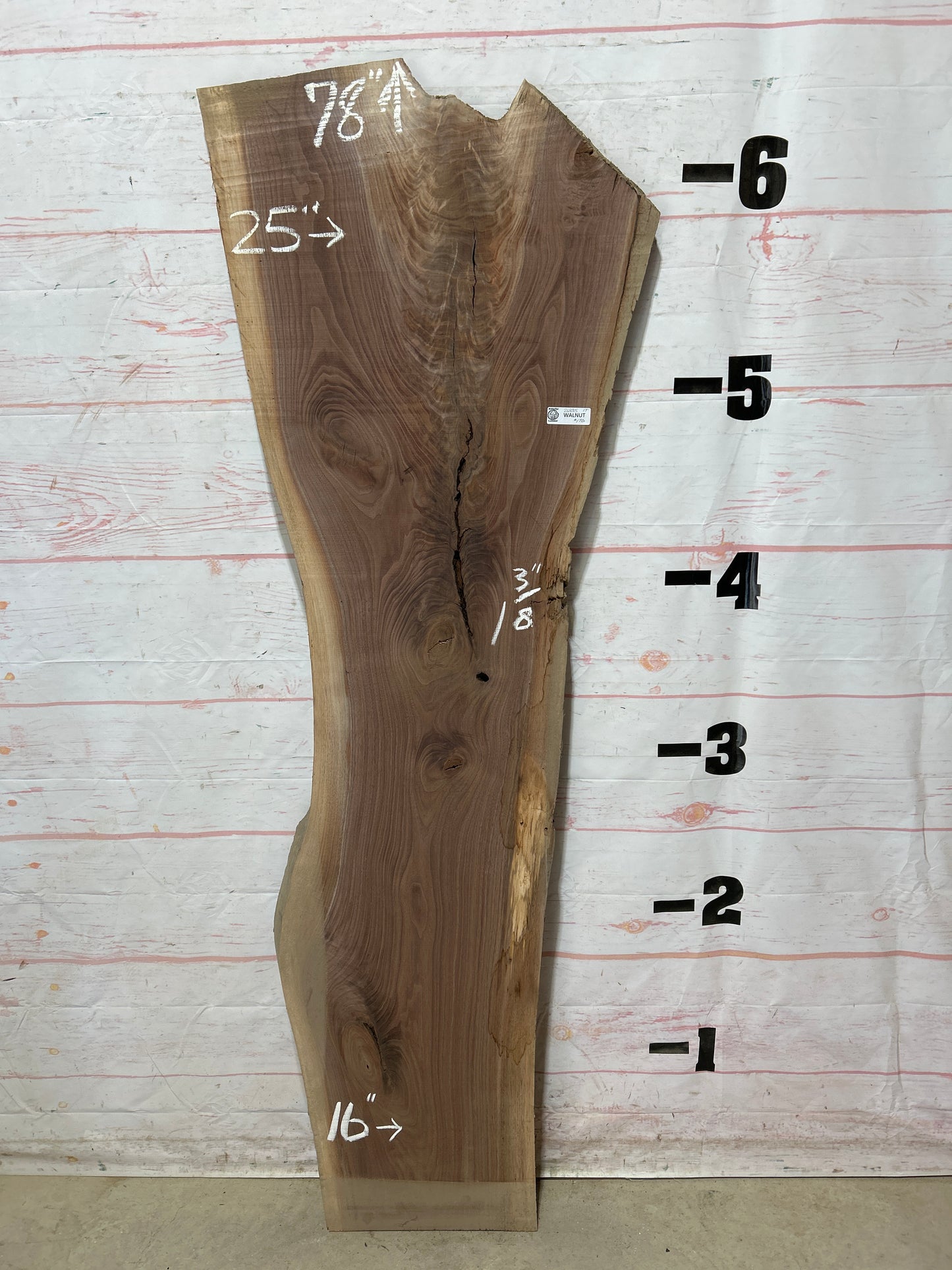 Live Edge Walnut Sku#26835M-17