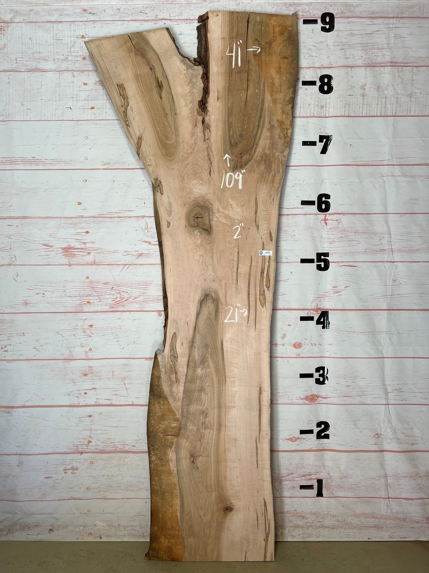 Live Edge Ambrosia Maple Sku# 21162-34