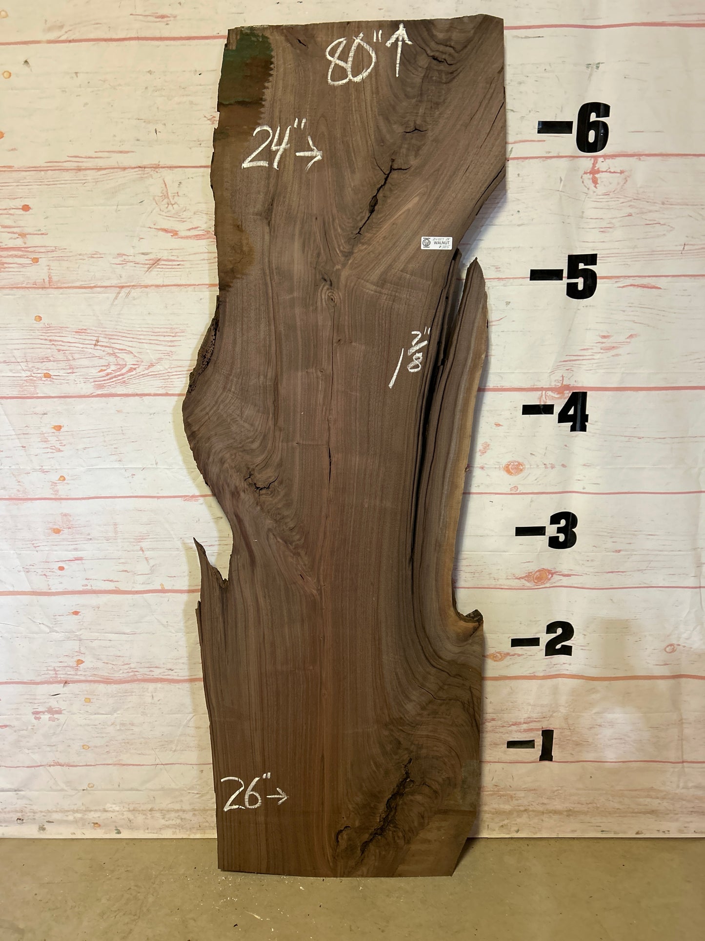 Live Edge Walnut Sku#24597-28