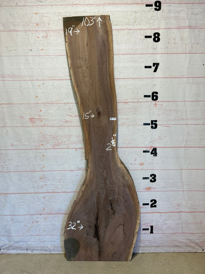 Live Edge Walnut Sku#25863-34