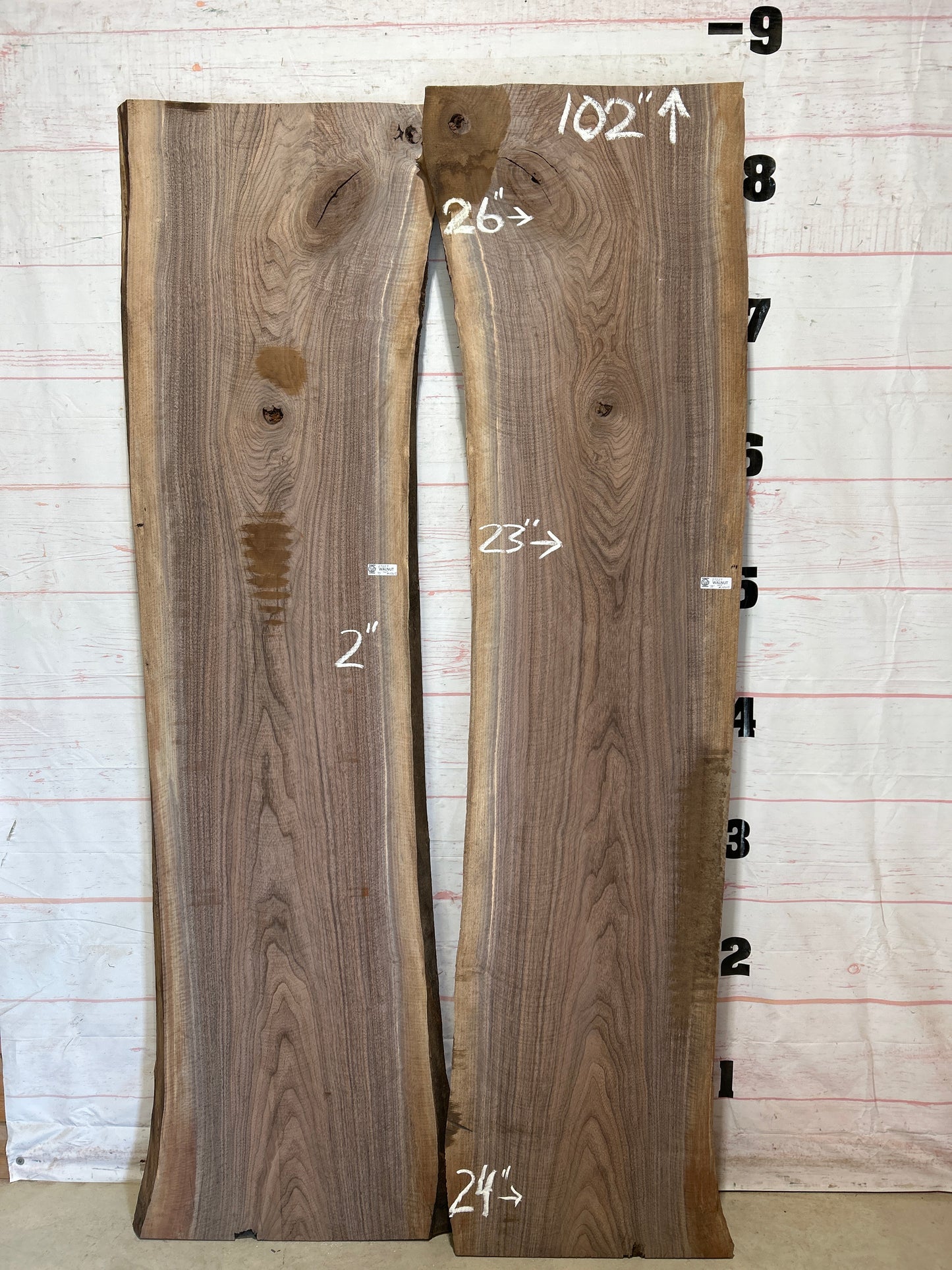 Live Edge Walnut Set Sku#27227K-70