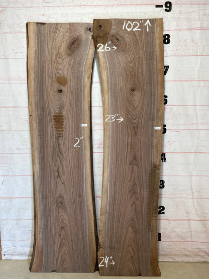 Live Edge Walnut Set Sku#27227K-70