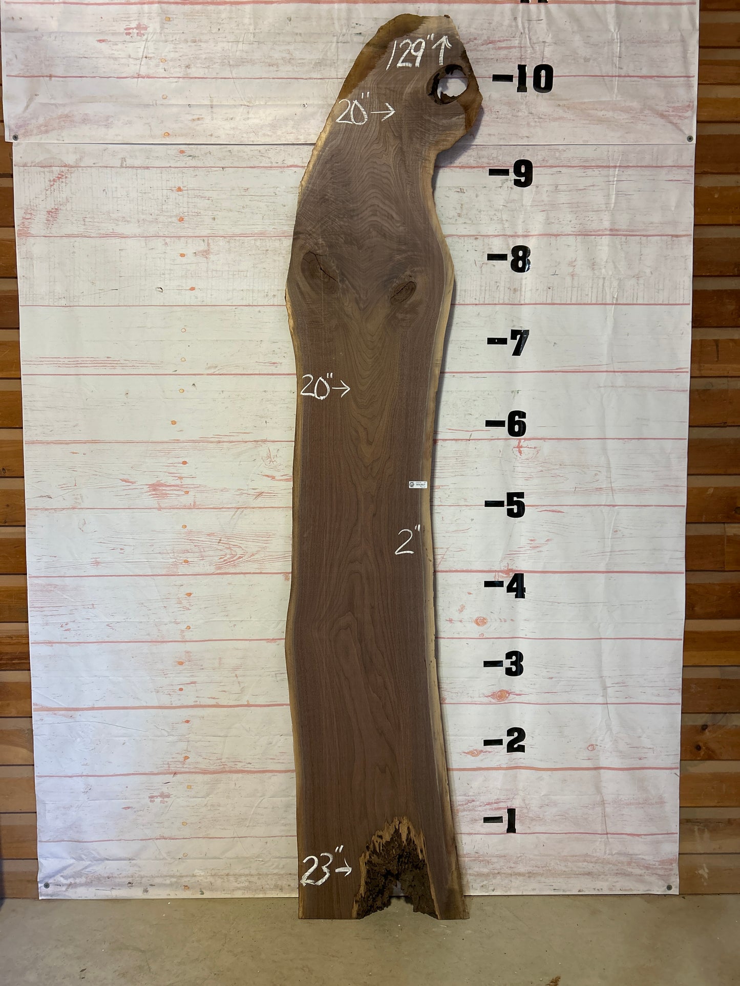 Live Edge Walnut Sku# 24698-39