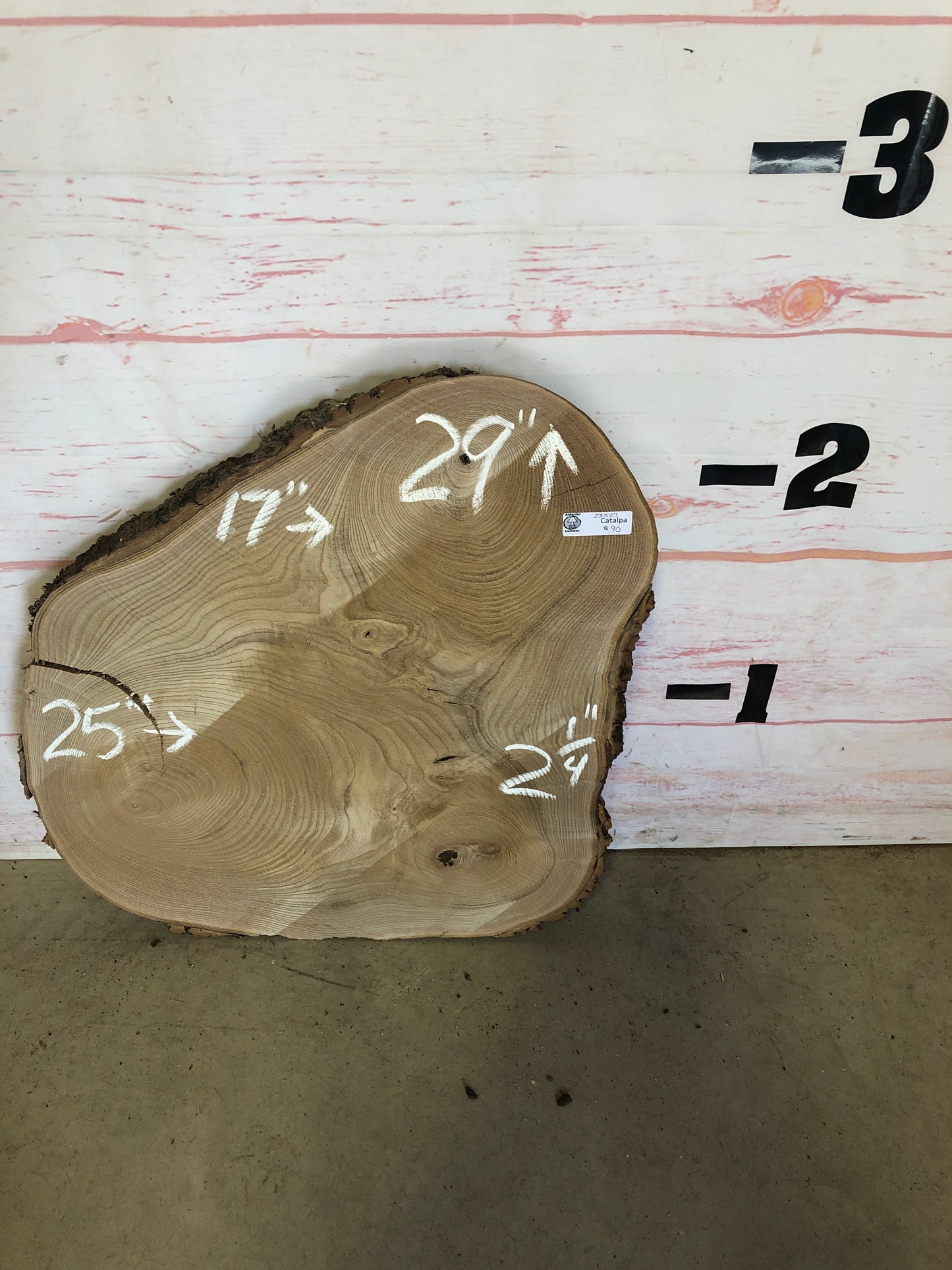 Live Edge Catalpa Cookie Sku#23527M