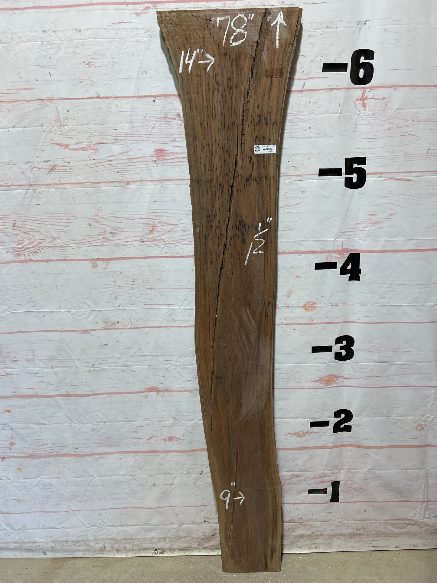 Live Edge Walnut Sku#26658M-10